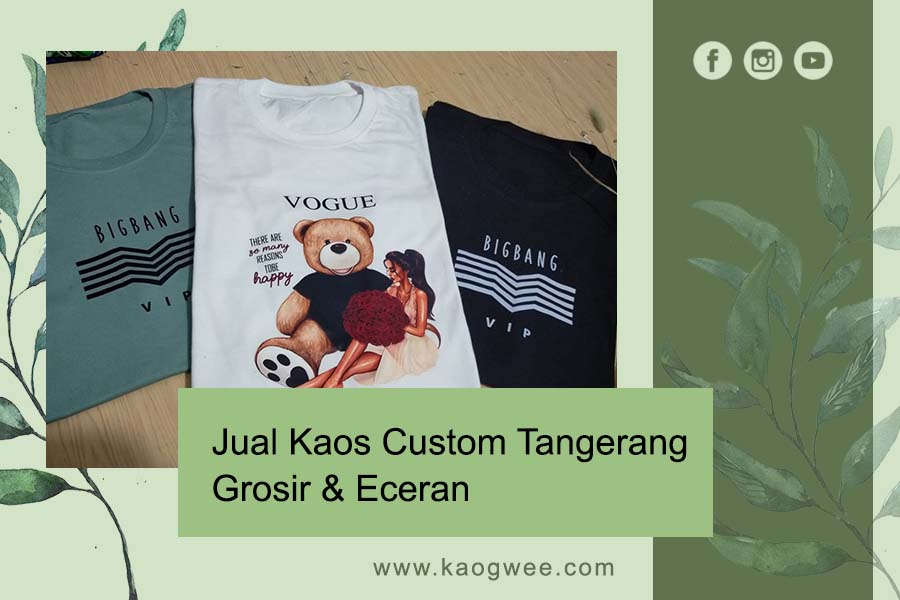 Jual Kaos Custom Tangerang - Grosir & Eceran